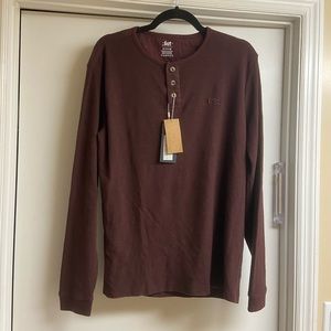 LOST Enterprises Industries Men's Long Sleeve Shirt Logo Skate Surfboard Henley